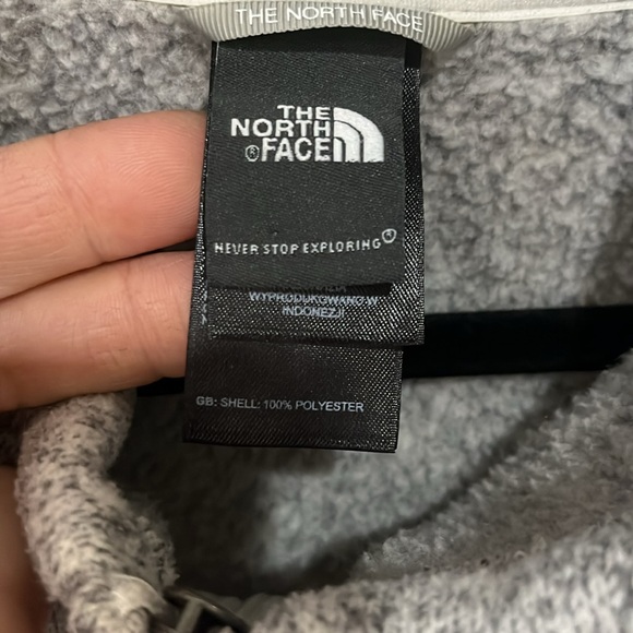 Women’s XL The North Face Gray Fleece Soft Jacket Coat - Picture 3 of 9